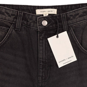 Seventy + Mochi Black Bo Zip Jeans