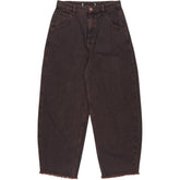 seventy + mochi Brown Fringe Hem Jeans