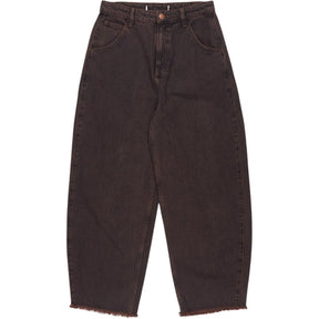 seventy + mochi Brown Fringe Hem Jeans