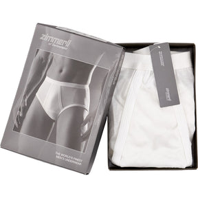 Zimmerli White Royal Classic Slip Open Underwear