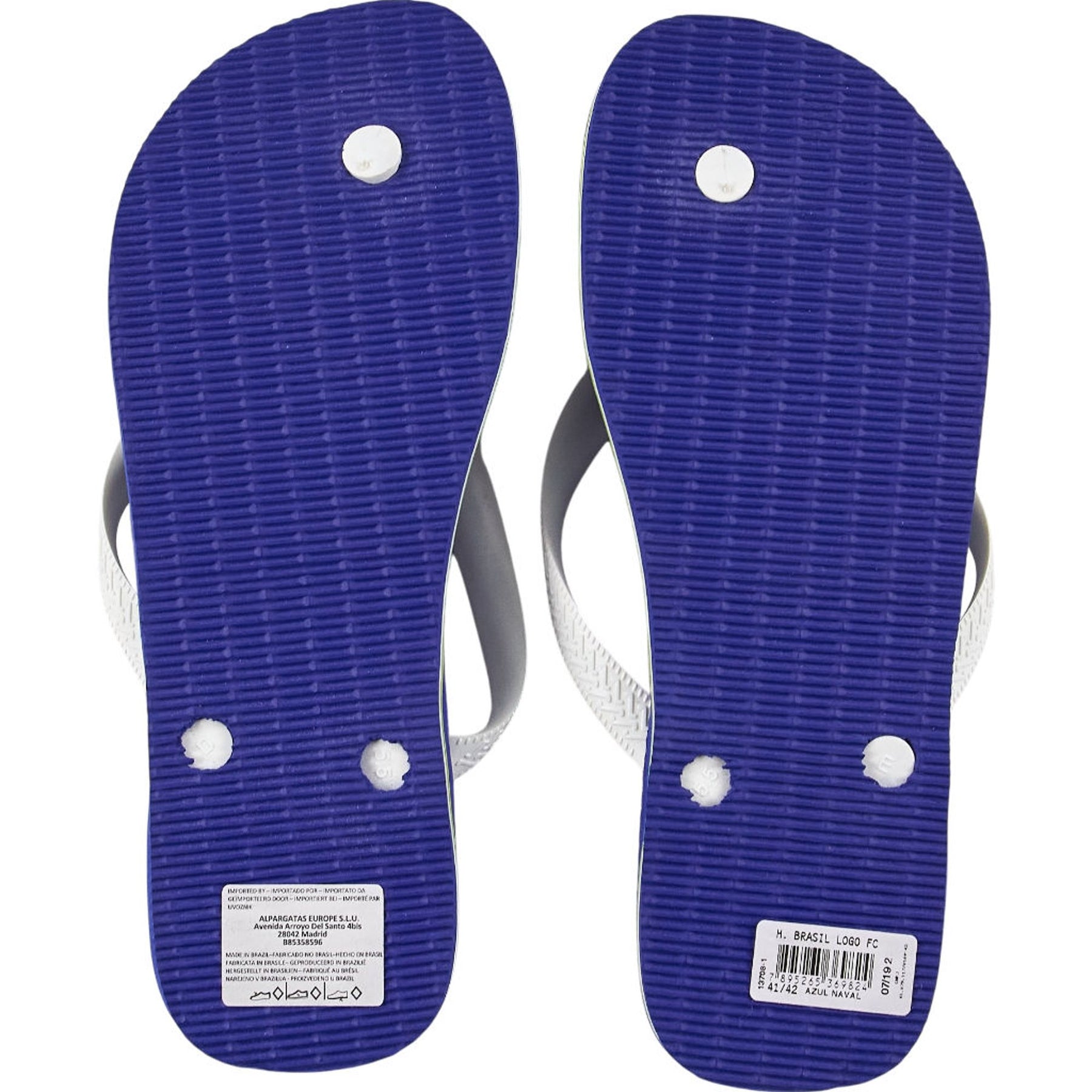 Havaianas Blue Brazil Flip Flops
