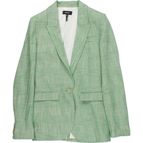 Me+Em Green Check Blazer