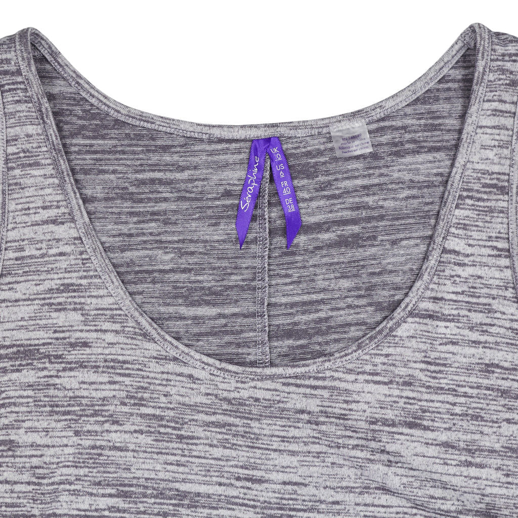 Seraphine Grey Sleeveless Dress