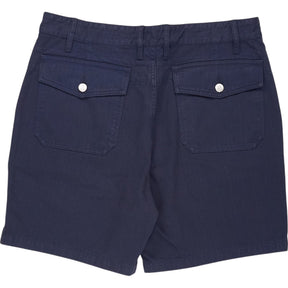 Drakes Navy Fatigue Shorts