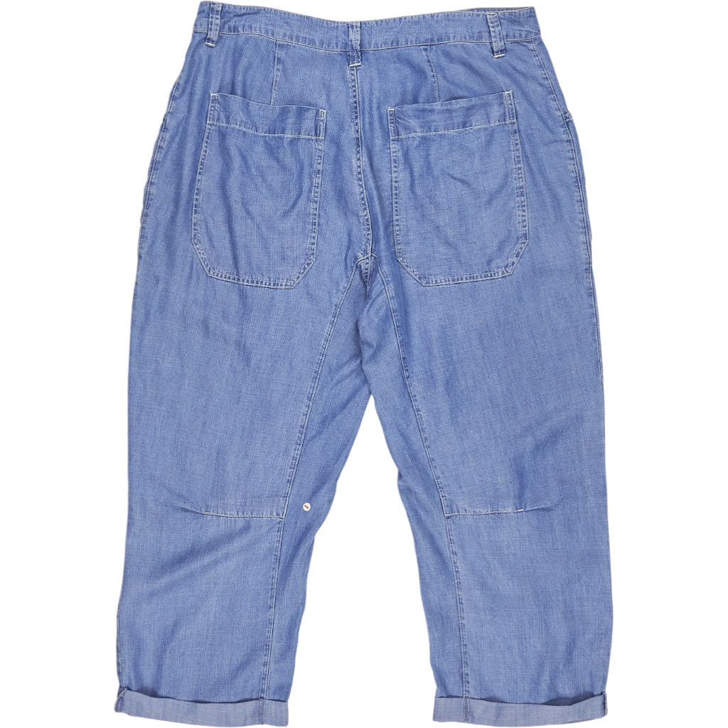 Hush Blue Denim Cargo Trousers