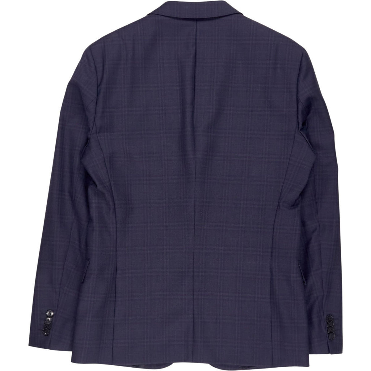 Hugo Blue Checked Suit Jacket