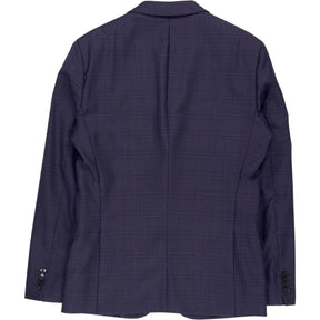 Hugo Blue Checked Suit Jacket