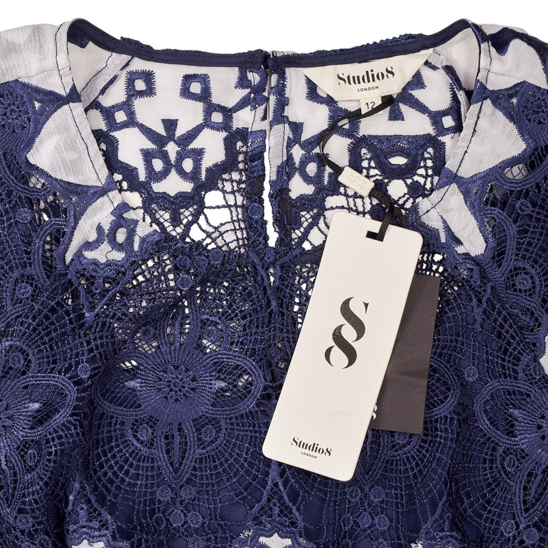 Studio 8 Navy Ellis Lace Dress