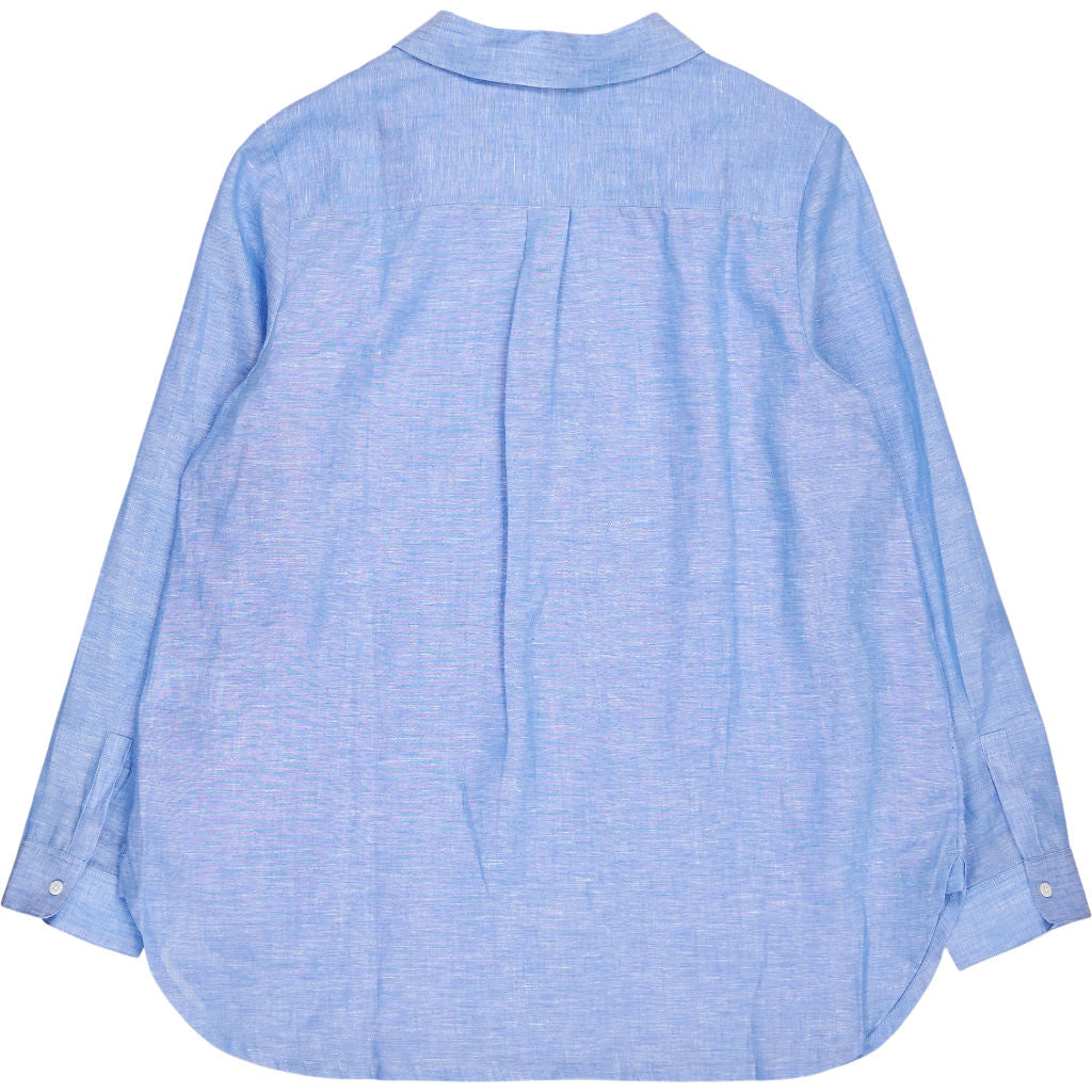 NRBY Blue Linen Shirt