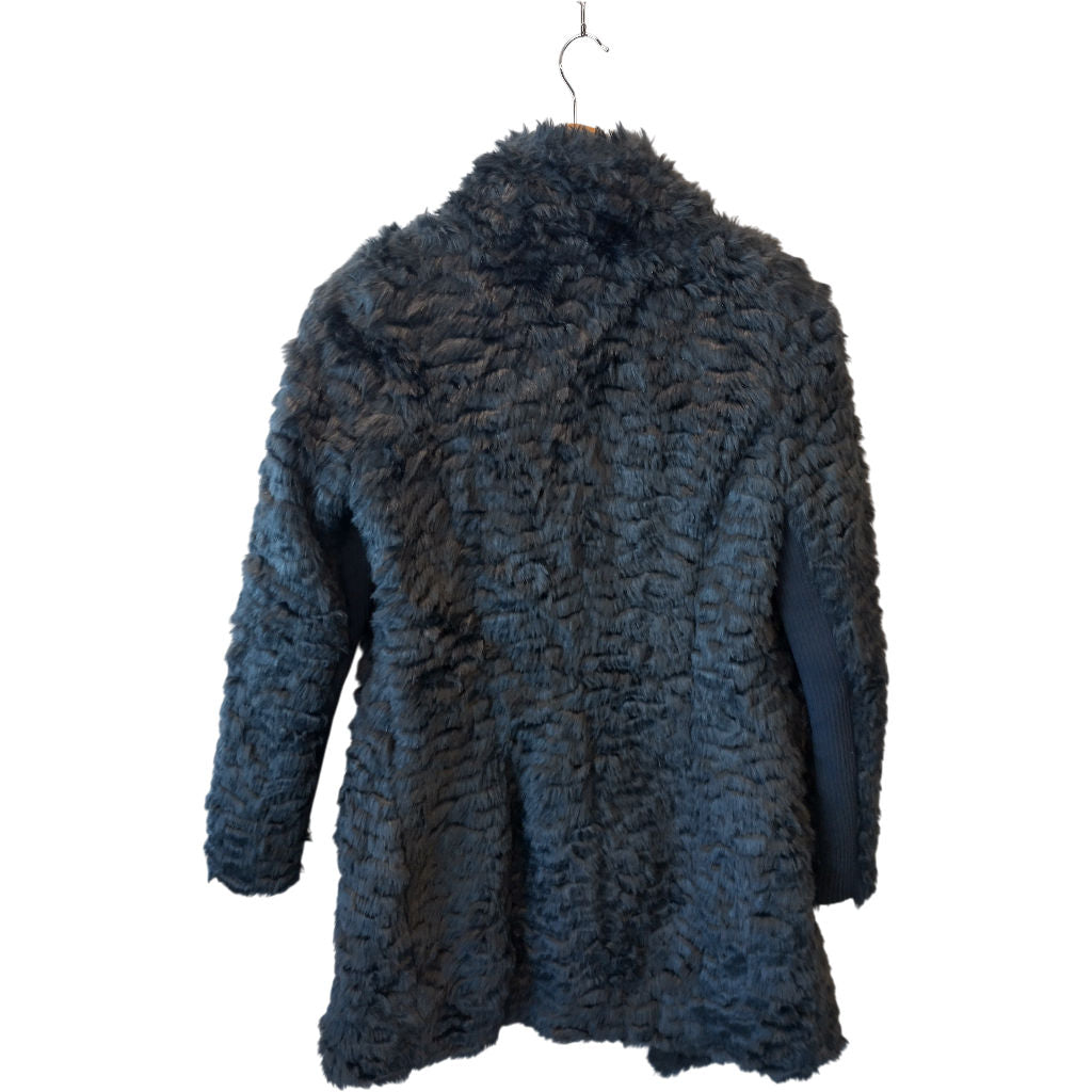 Next Blue Faux Fur Jacket