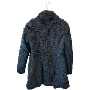 Next Blue Faux Fur Jacket