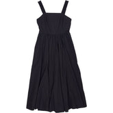 WYSE Black Audrey Taffeta Dress