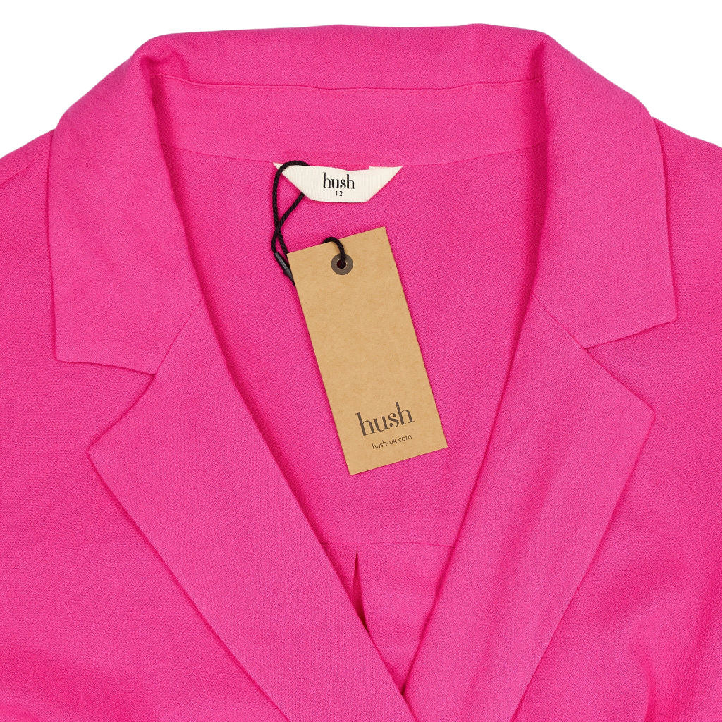 Hush Beetroot Jillian Midi Dress