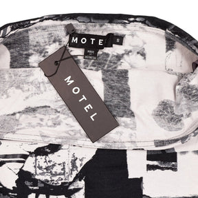 Motel Grey Suriah Photo Collage Dress