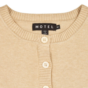 Motel Beige Cardigan