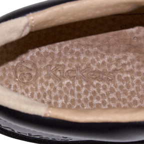 Kickers Black Leather Shoes