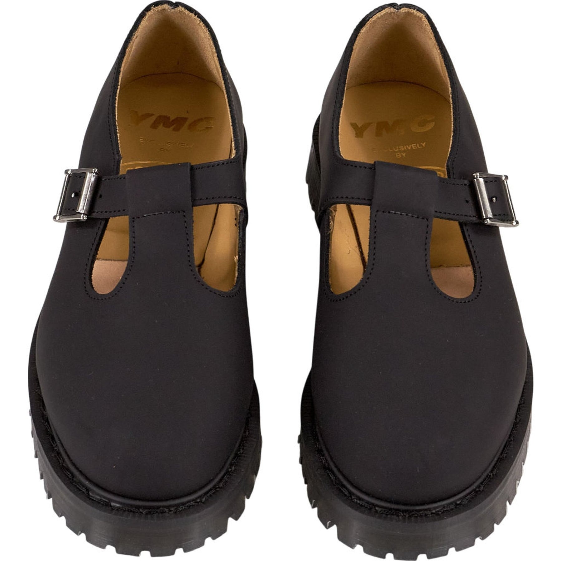 YMC Black T Bar Shoes