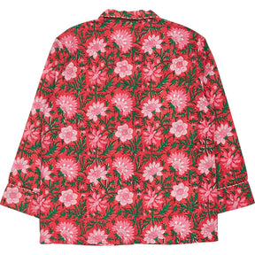 Pink City Prints Red Floral Shirt