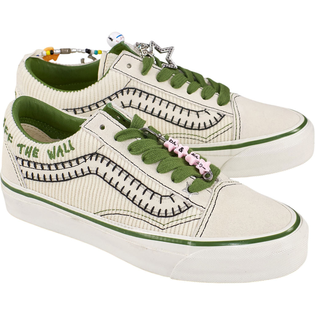 Vans Cream LX Old Skool Charms Trainers
