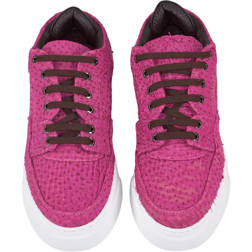 By Walid Pink 19th C Piano Shawl Trainers