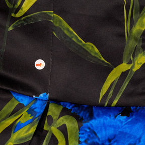 Marc Angelo Black Blue Floral Dress