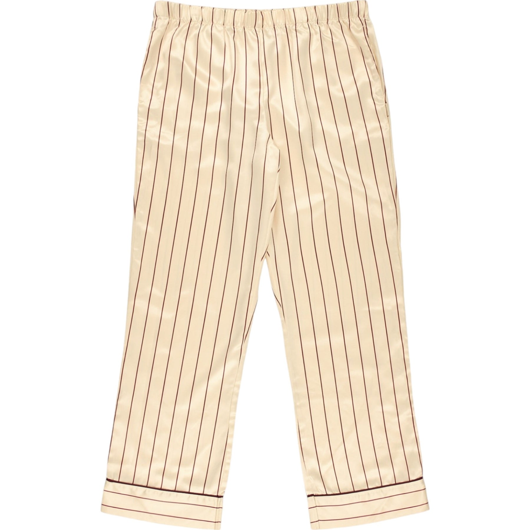 Calvin Klein Cream Striped Pyjama Set