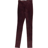 Osman Burgundy Suede Pants