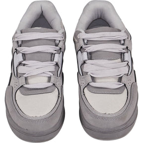 Pull & Bear Grey Low-Top Trainers