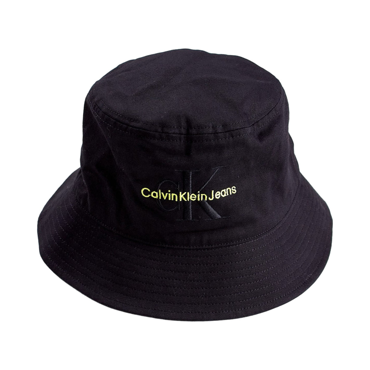 Calvin Klein Jeans Black Monogram Bucket Hat