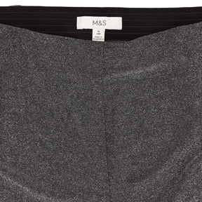 M&S Black Wide Leg Trousers