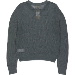 Hush Sage Green Interest Stitch Knitted Jumper