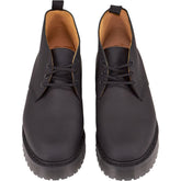YMC Black Grain Chunky Chukka Boots