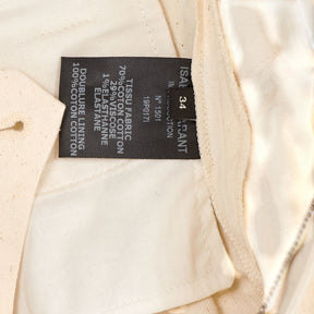 Isabel Marant Ecru Cotton Trousers