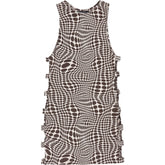 Motel Brown Adar Optic Polka Dress