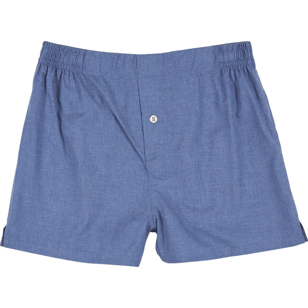 Hamilton + Hare Blue Boxer Shorts ( 3 Pack )