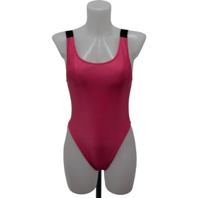 Calvin Klein Pink Intense Power Ribs Swimsuit