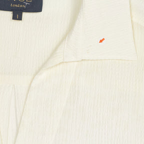 WYSE White Seersucker Shift Dress