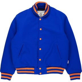 Billionaire Boys Club Blue Wool Varsity Jacket