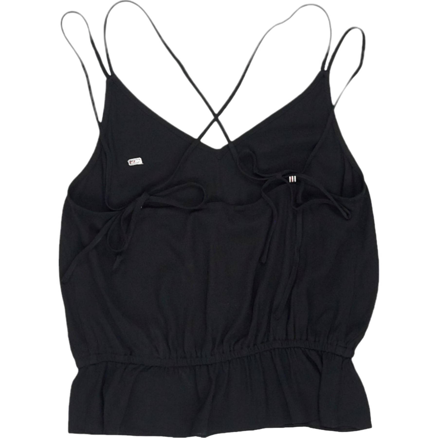 Tommy Hilfiger Black Viscose Strappy Top