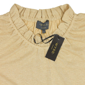 Wyse Gold Shimmer Angelon Top