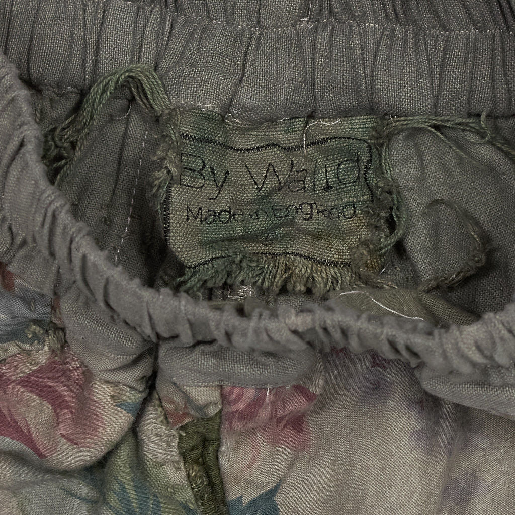 By Walid Floral Patchwork Shorts