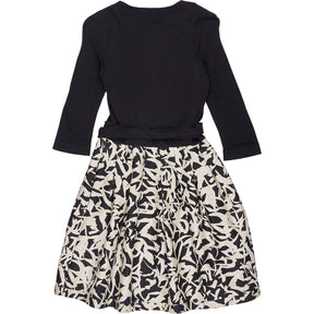 Diane Von Furstenberg Black White Skater Dress