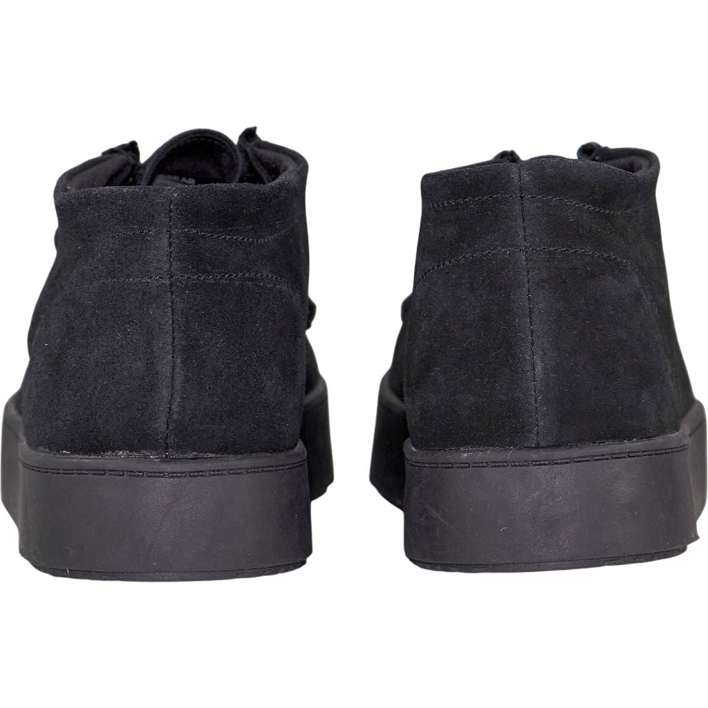 Pull & Bear Black Pony Hair Suede Wallabee Boots