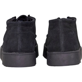 Pull & Bear Black Pony Hair Suede Wallabee Boots