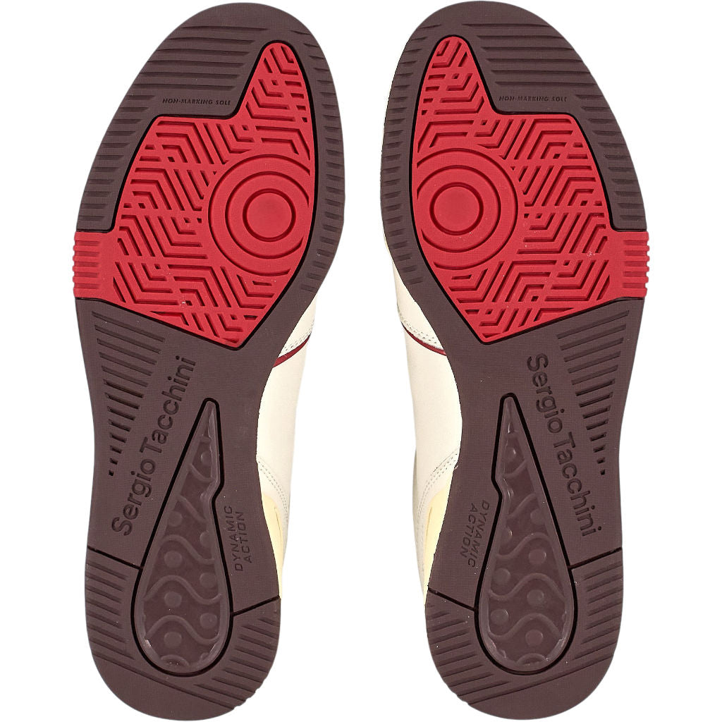 Sergio Tacchini White Red Prime Shot Trainers