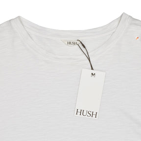 Hush White Lucie Lace Detail T-Shirt