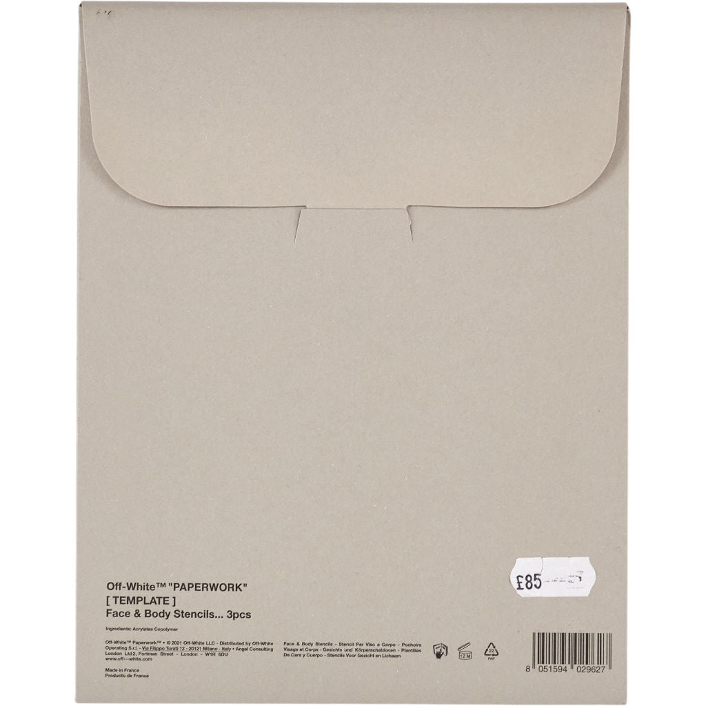 Off-White Paperwork Face & Body Stencils