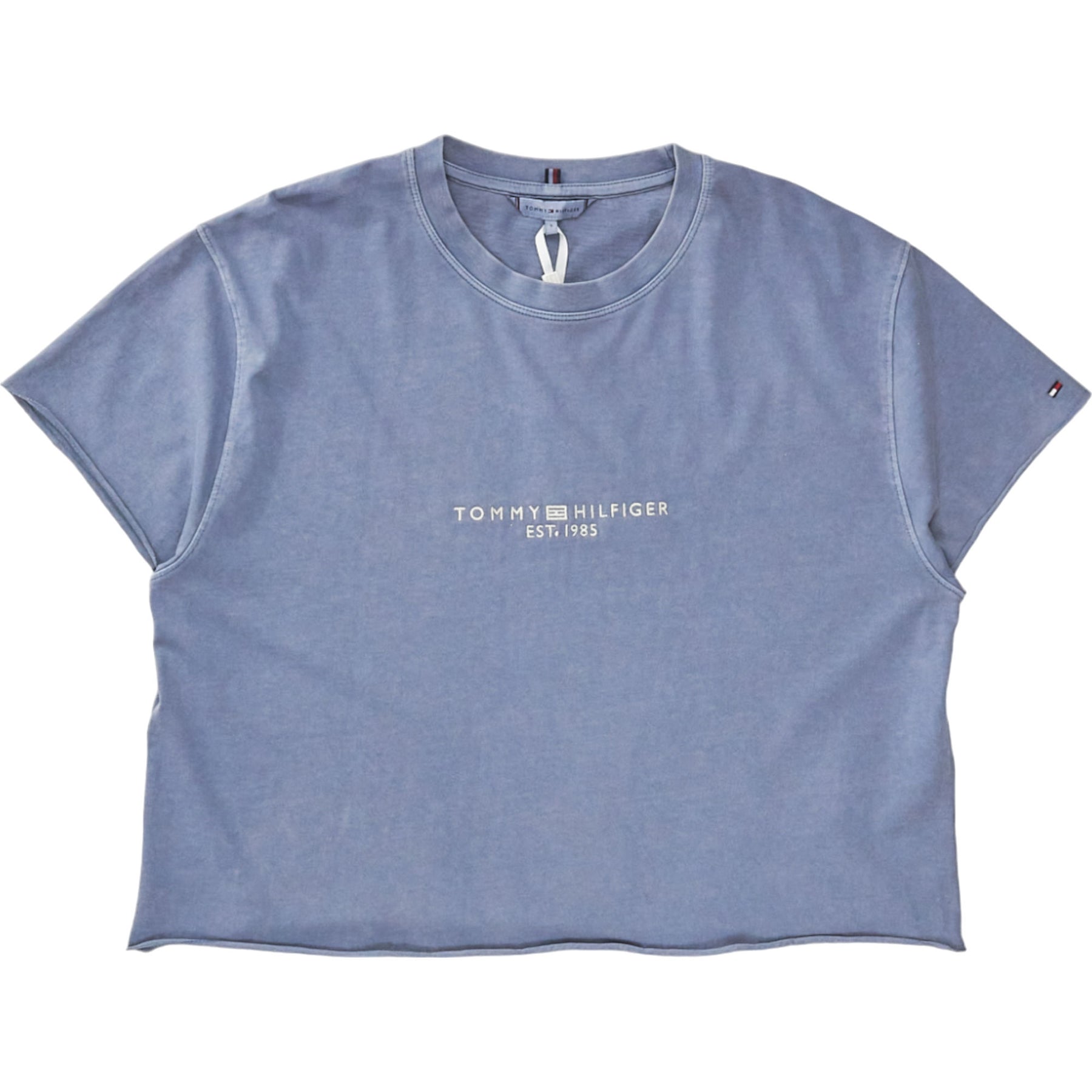 Tommy Hilfiger Blue Crop T-Shirt