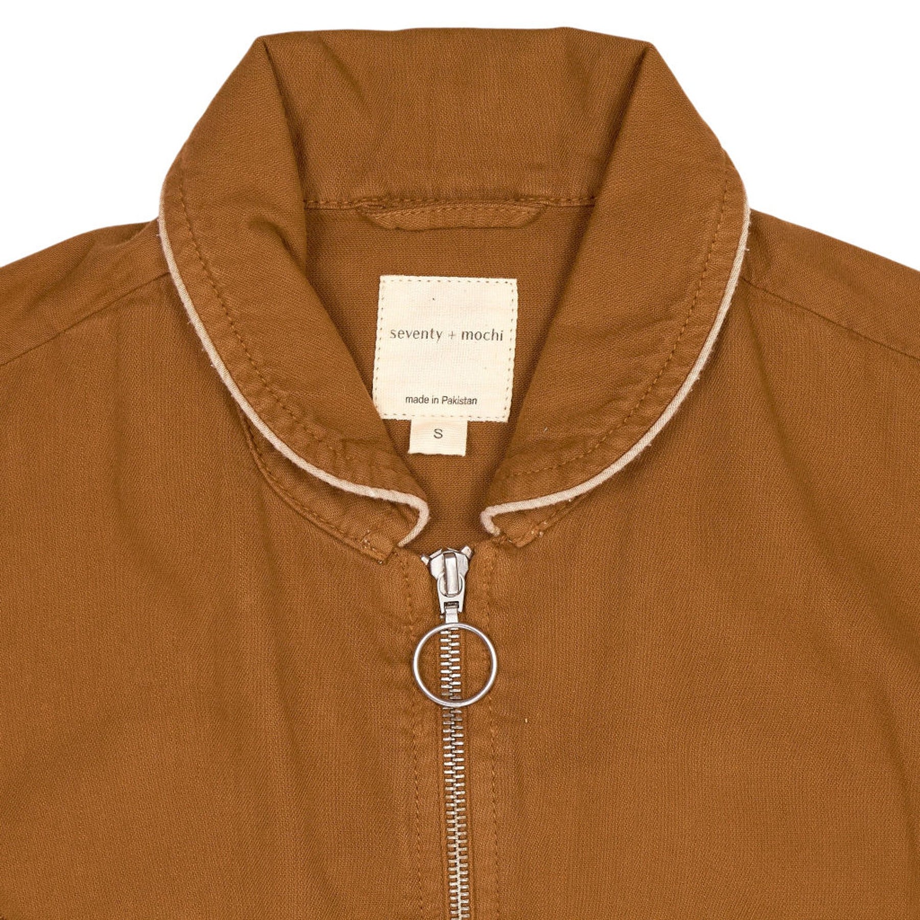 seventy + mochi Brown Cotton Jumpsuit