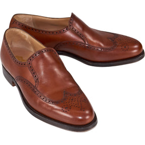 Crockett & Jones Brown Leather Brogues